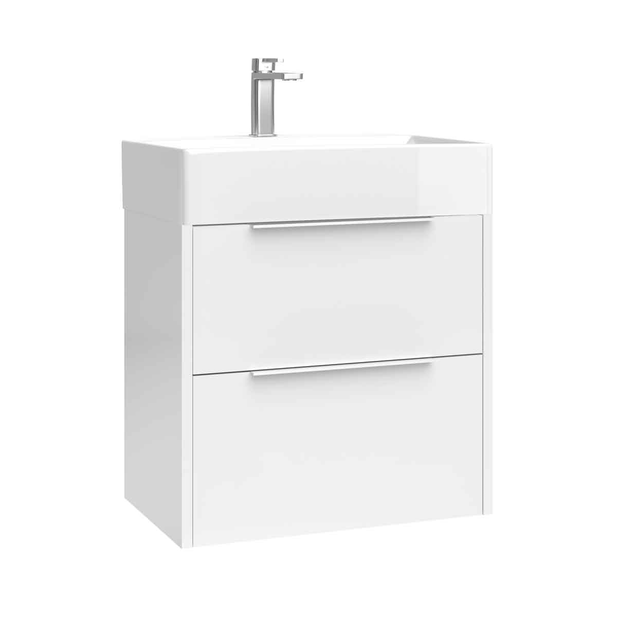 Prøve Badeværelsesmøbel Set Tenfors Smidig 60 cm Hvid Blank