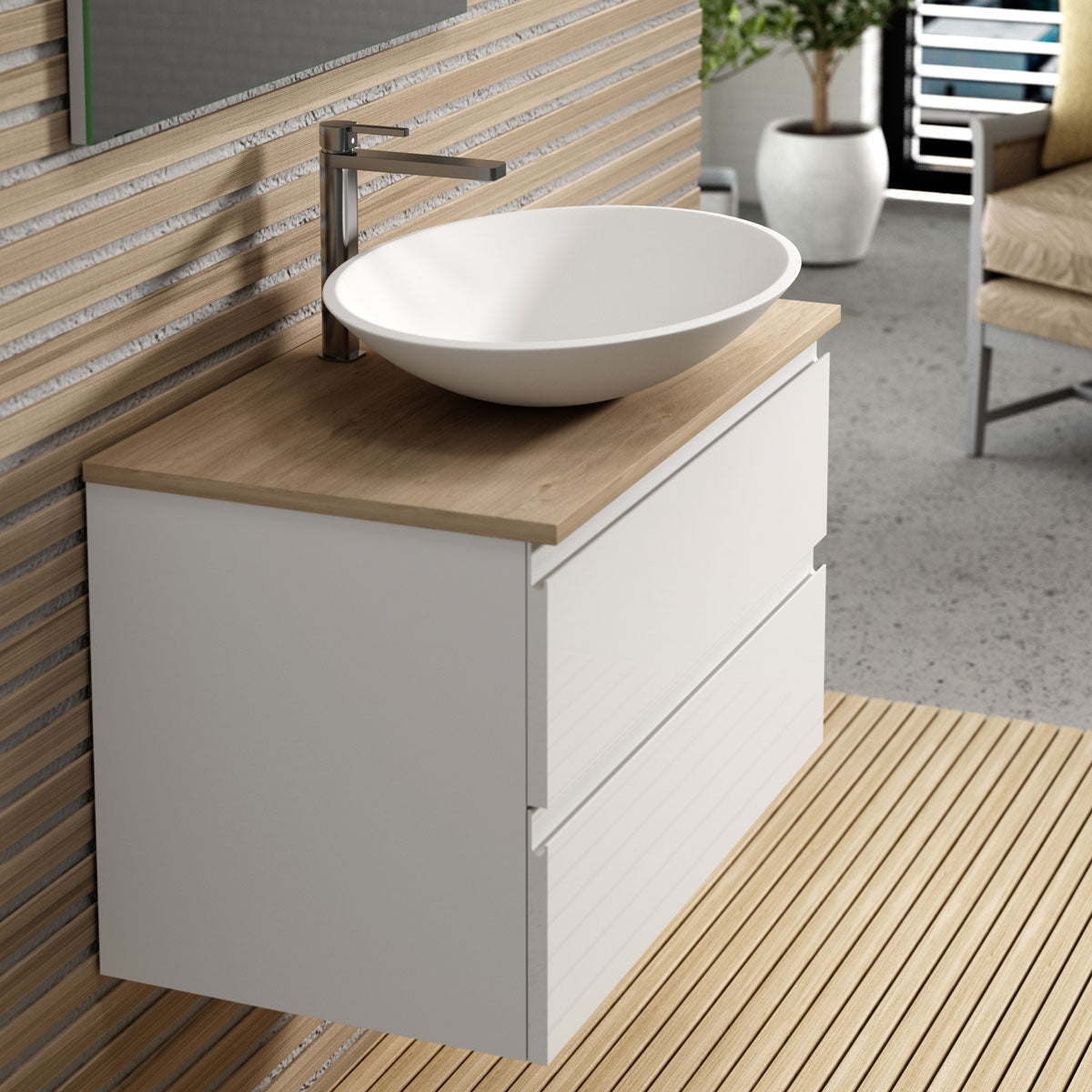 Bordplade Tenfors 80x45 cm Eg