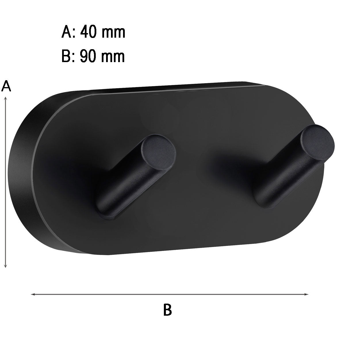 Dobbelkrog Smedbo Home Sort Mat