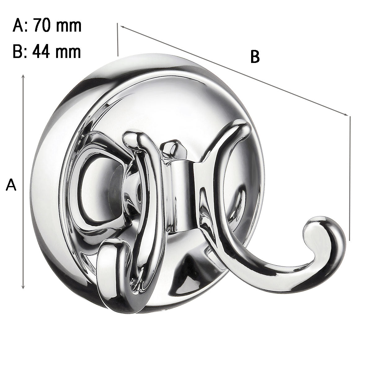 Dobbelkrog Smedbo Villa Krom Blank