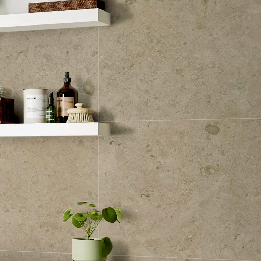 Klinker Jura Kalksten Taupe Mat 60x60