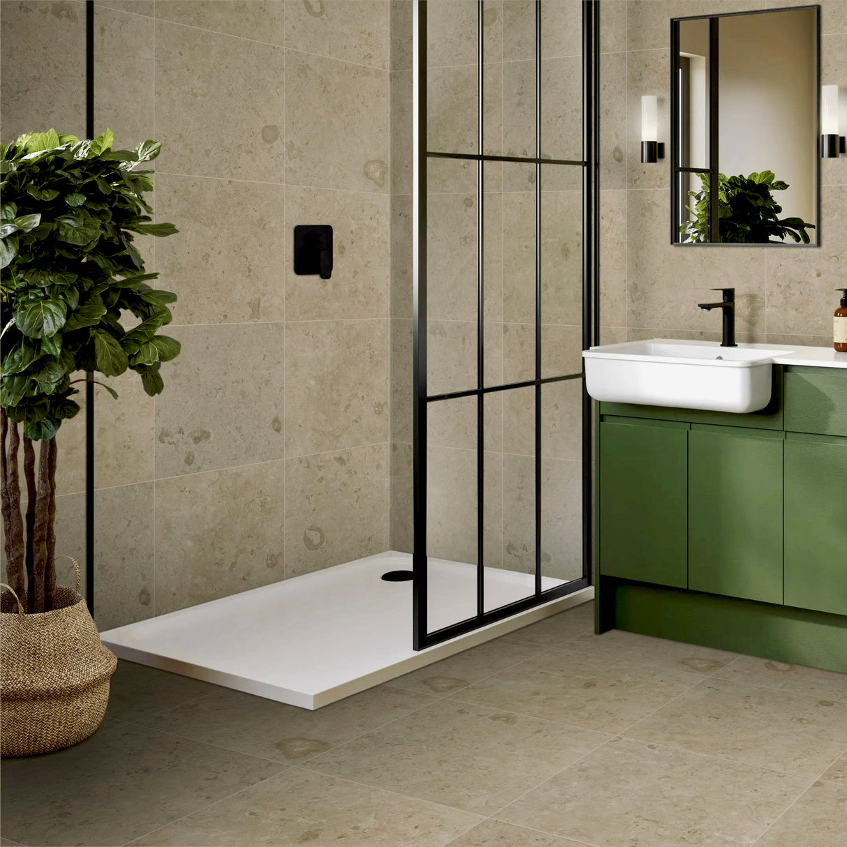 Klinker Jura Kalksten Taupe Mat 60x60