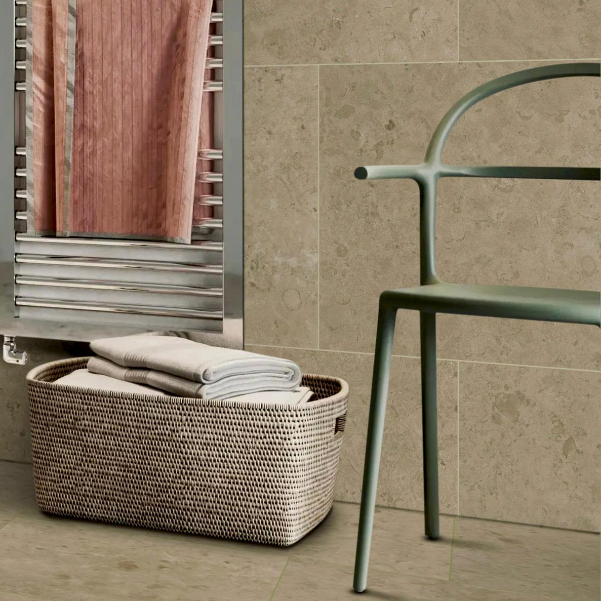 Klinker Jura Kalksten Taupe Mat 60x60