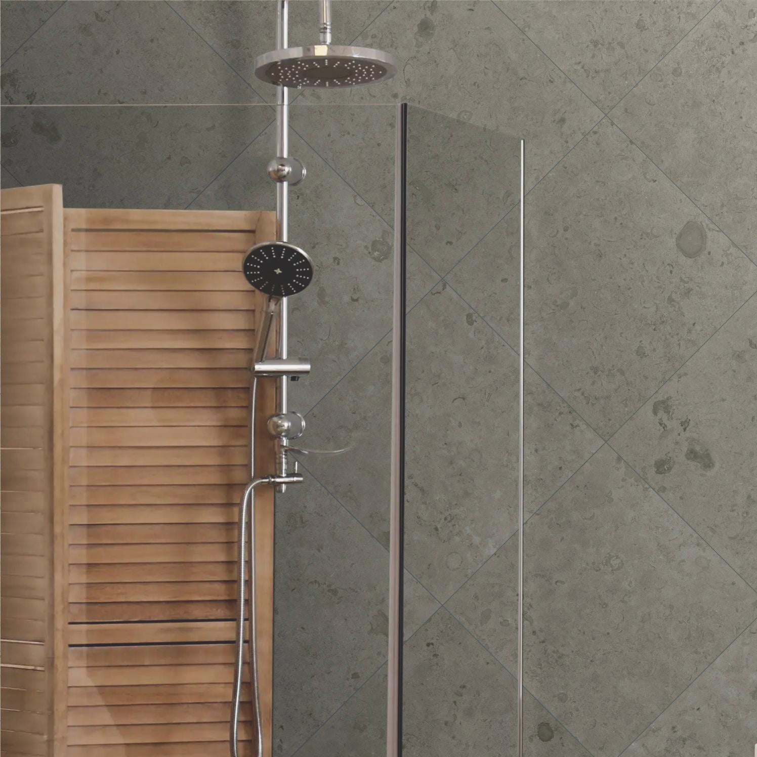 Klinker Jura Kalksten Gris Mat 60x60