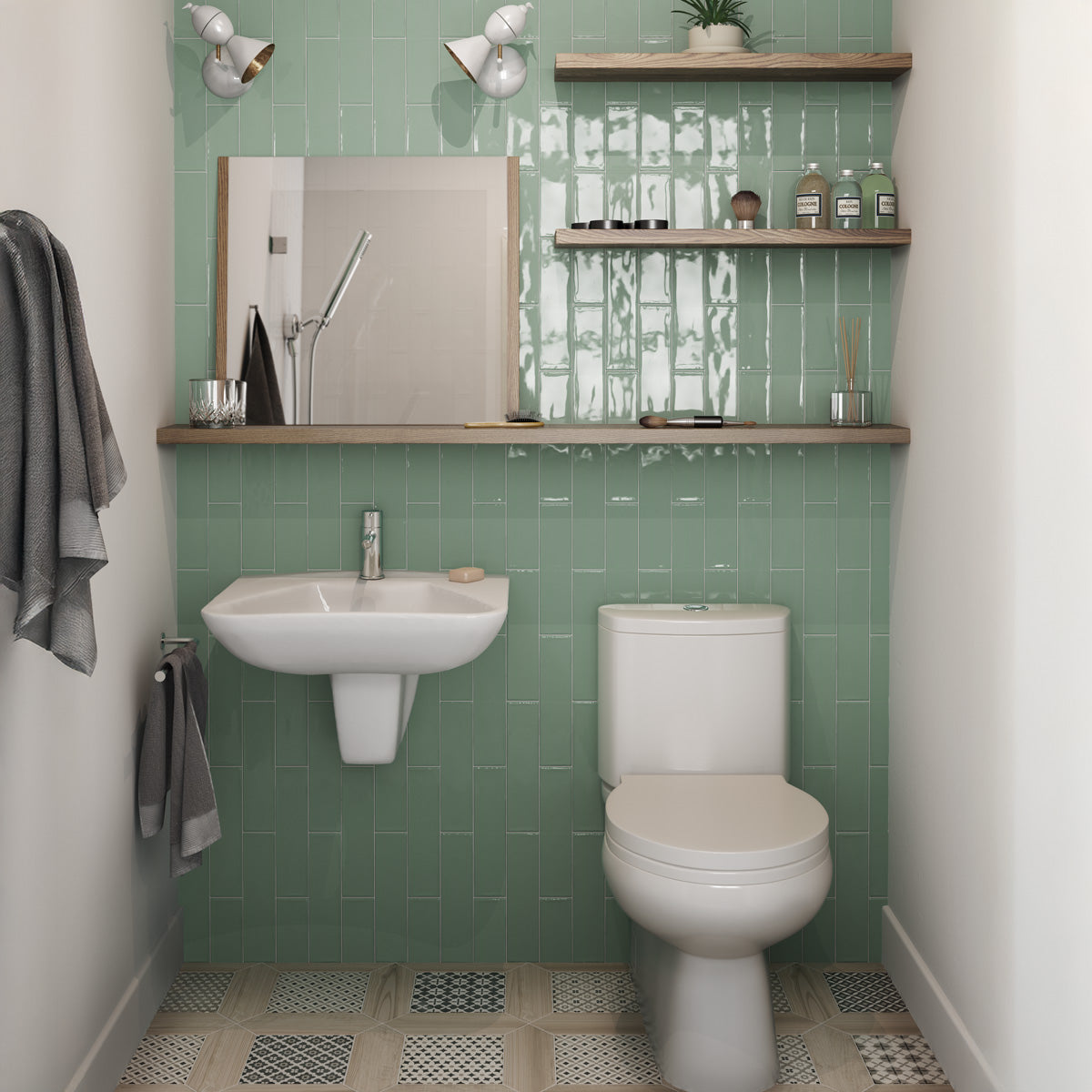 Provbit Kakel Finca Jade Blank 7,5x30