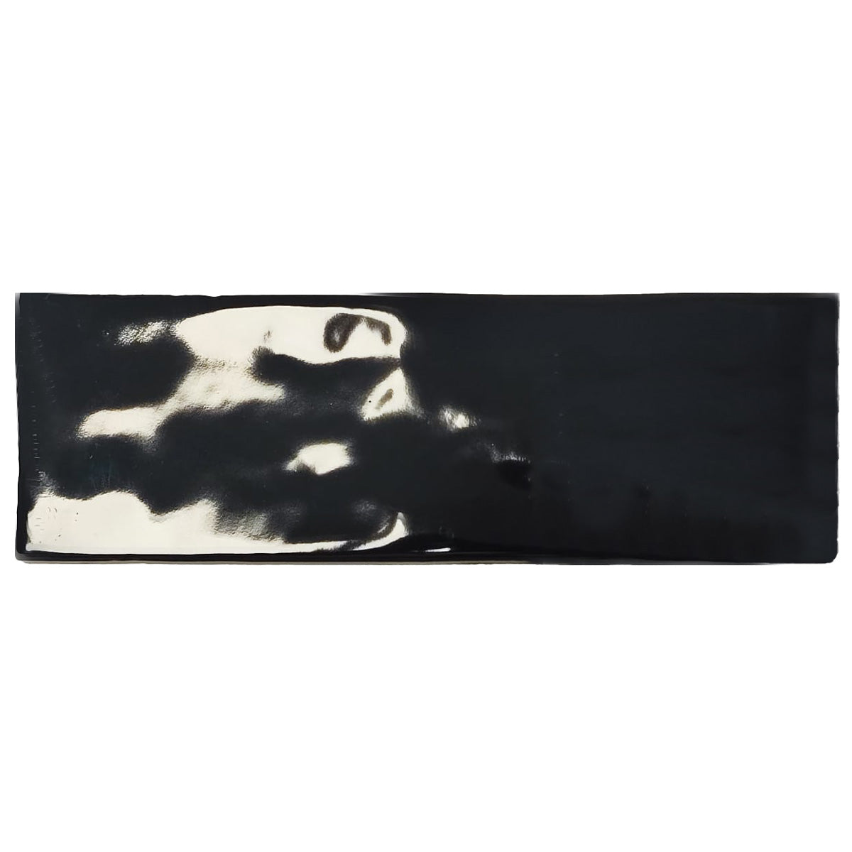 Vægflise Lineo Black Blank 6,5x20