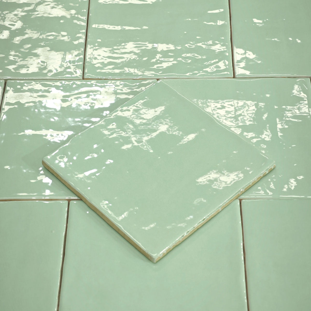 Vægflise New Country Mint Blank 15x15