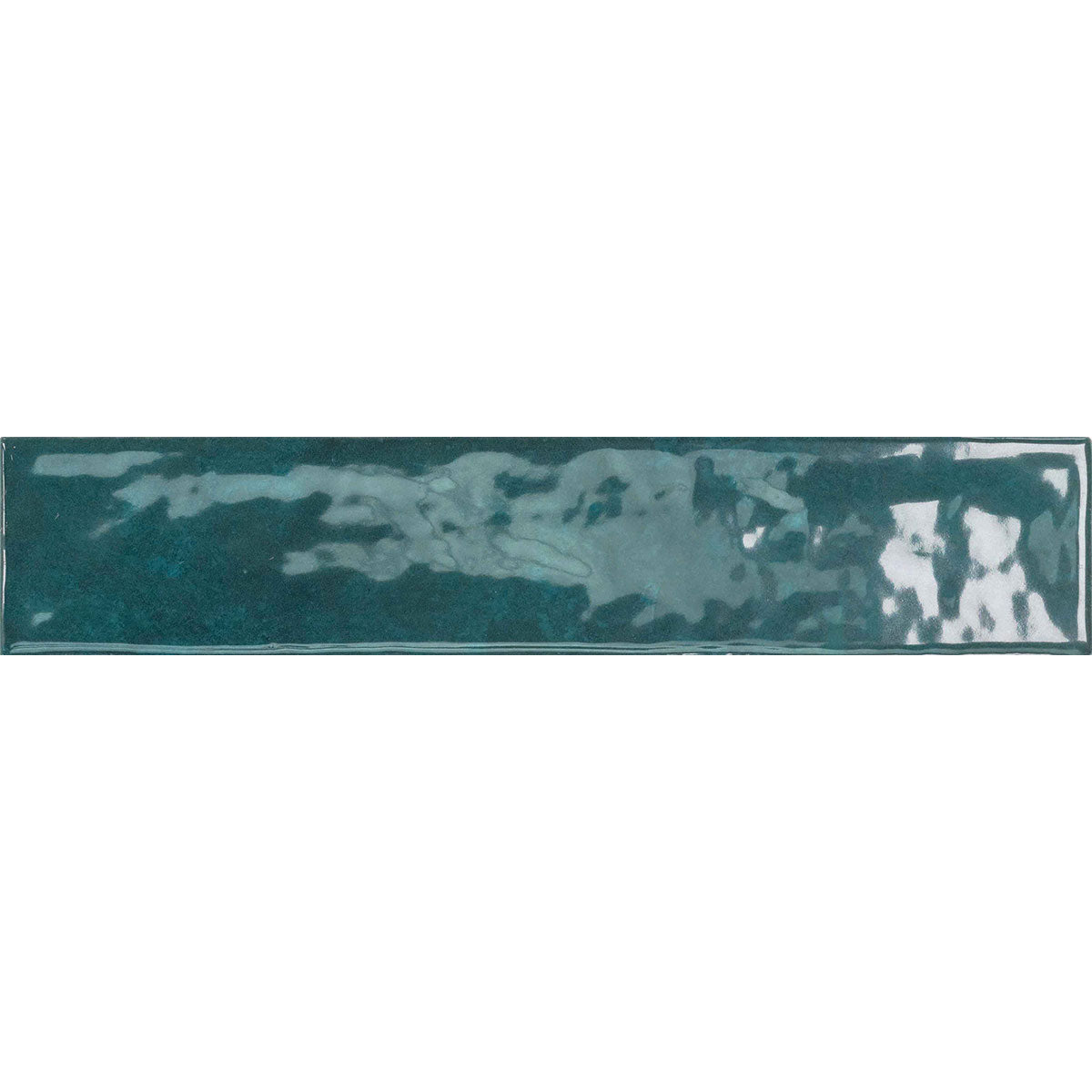 Vægflise San Remo Turquoise Blank 5x25