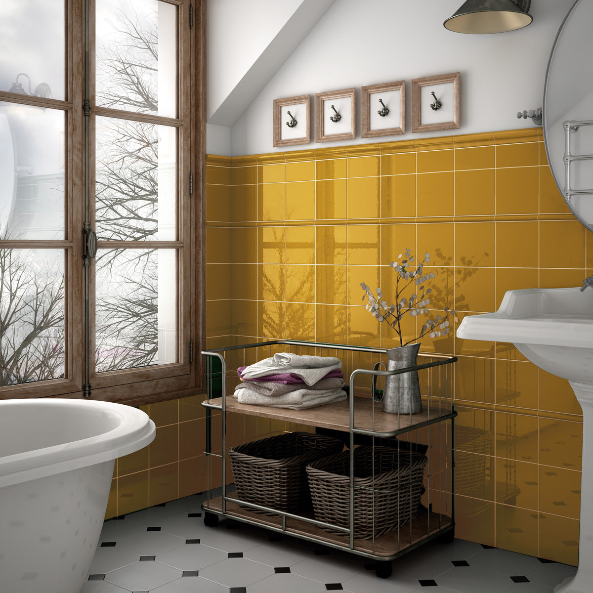 Provbit Kakel Vision Amber Blank 15x15