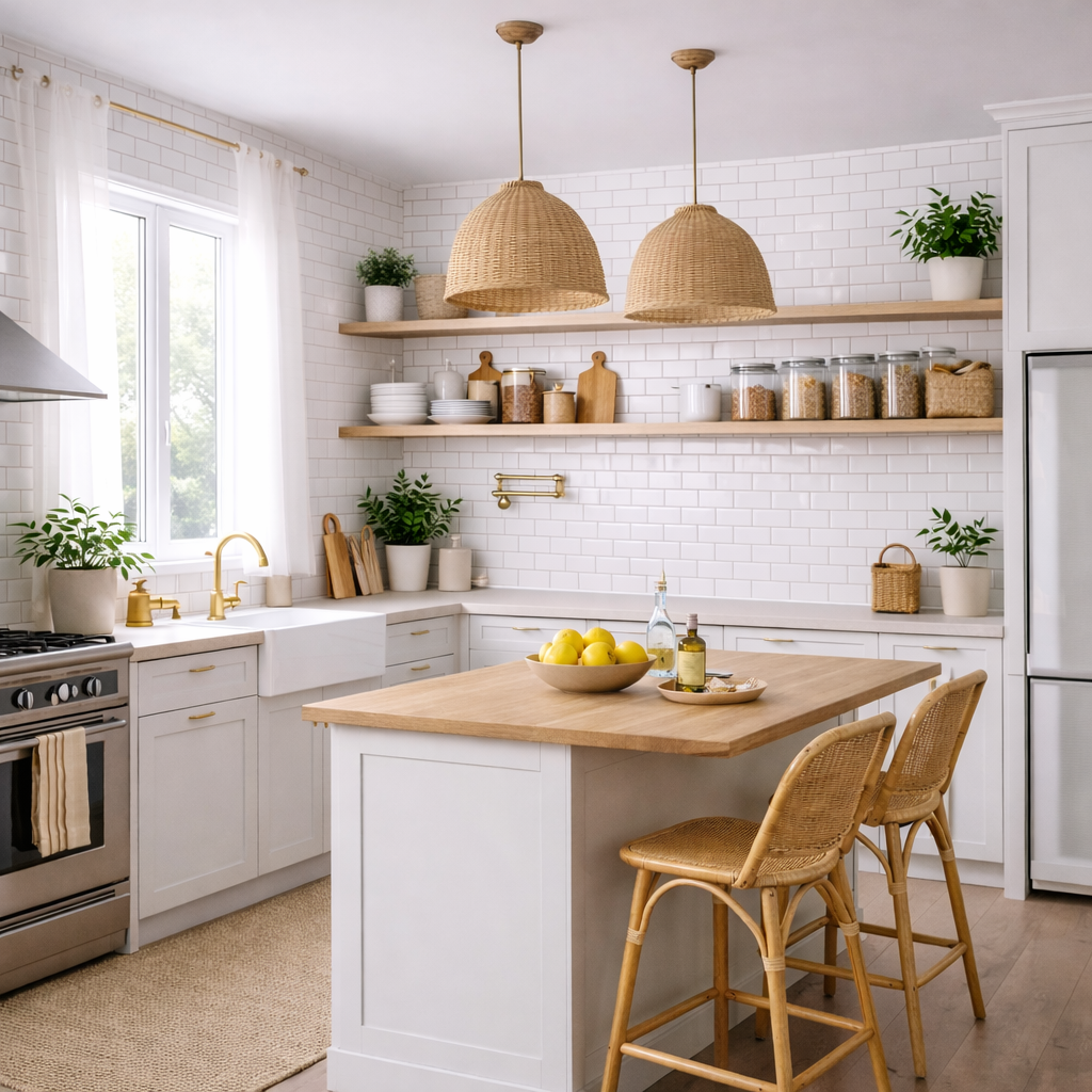 Vægflise Hvid Glat mat 7,5x15