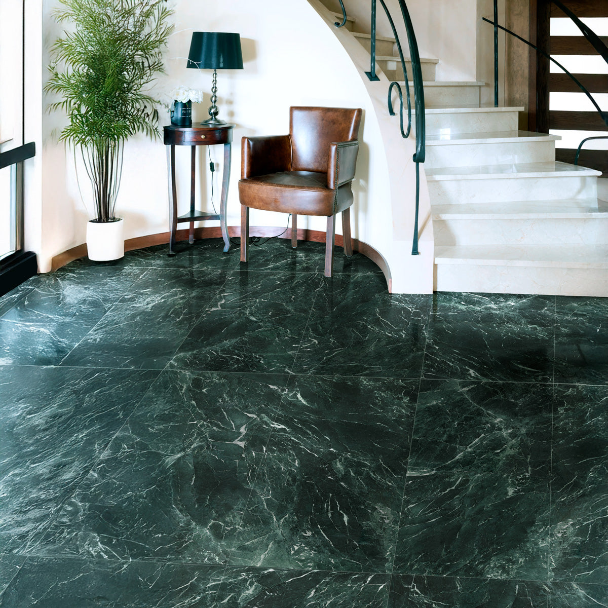 klinker Lux Marble Green Blank Marmor 60x120
