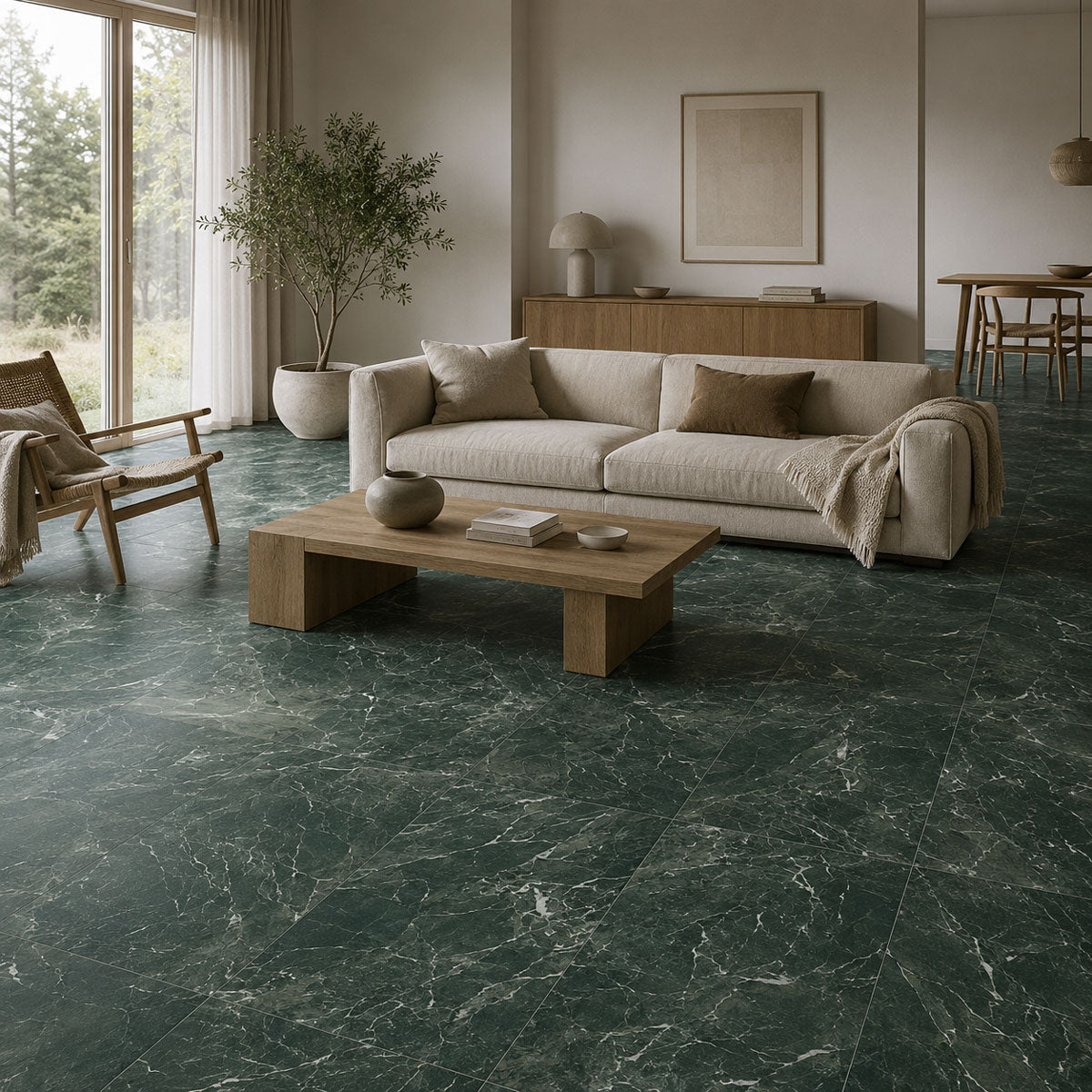 Klinker Alpi Verde Mat Marmor 60x120