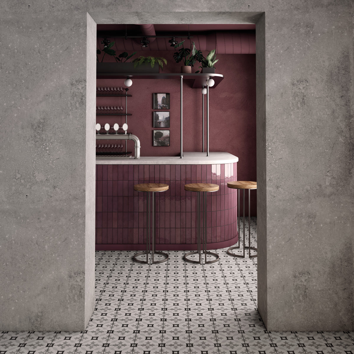 Klinker Art Vienna Grey Mat 20x20