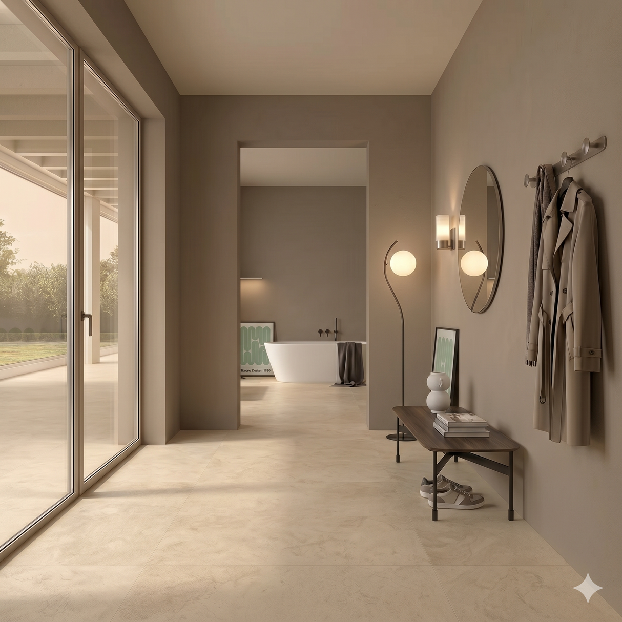 Klinker Hermes Beige Mat 60x60