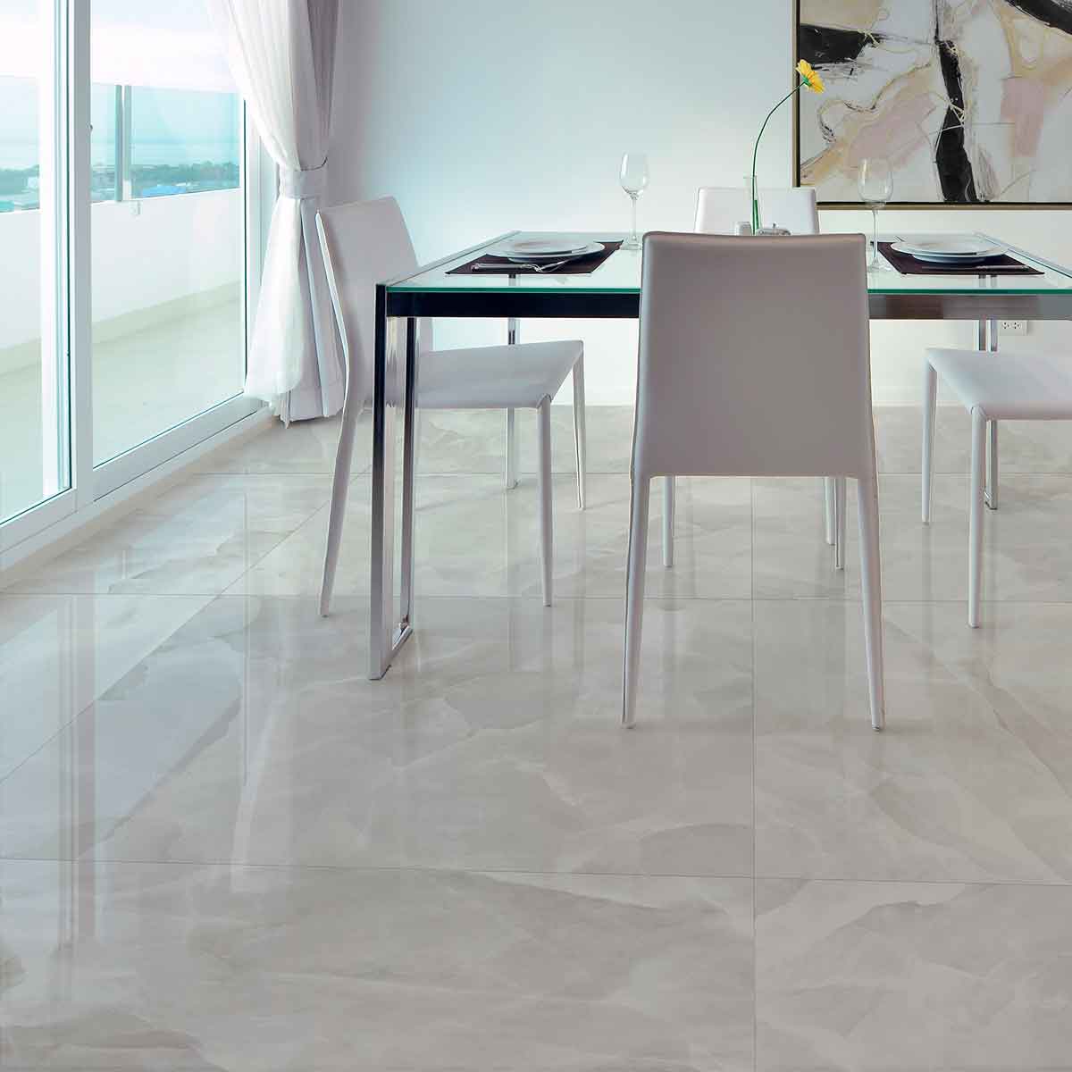 Klinker Onyx White Marmor Blank 60x60
