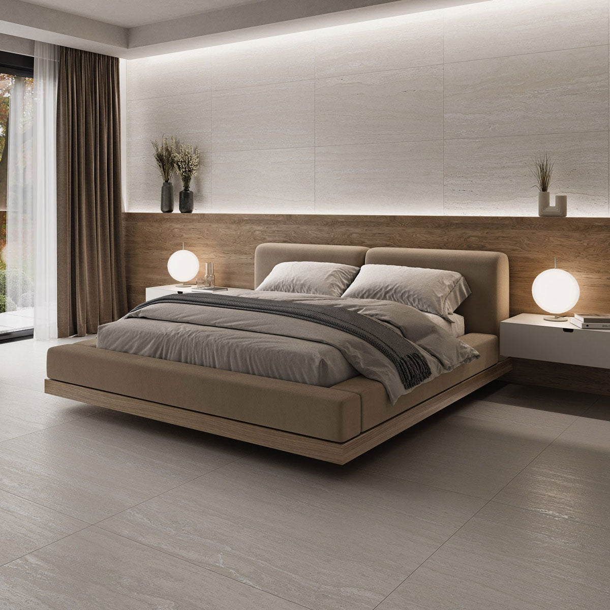 Prøve Klinker Travertino Marfil Mat 60x120