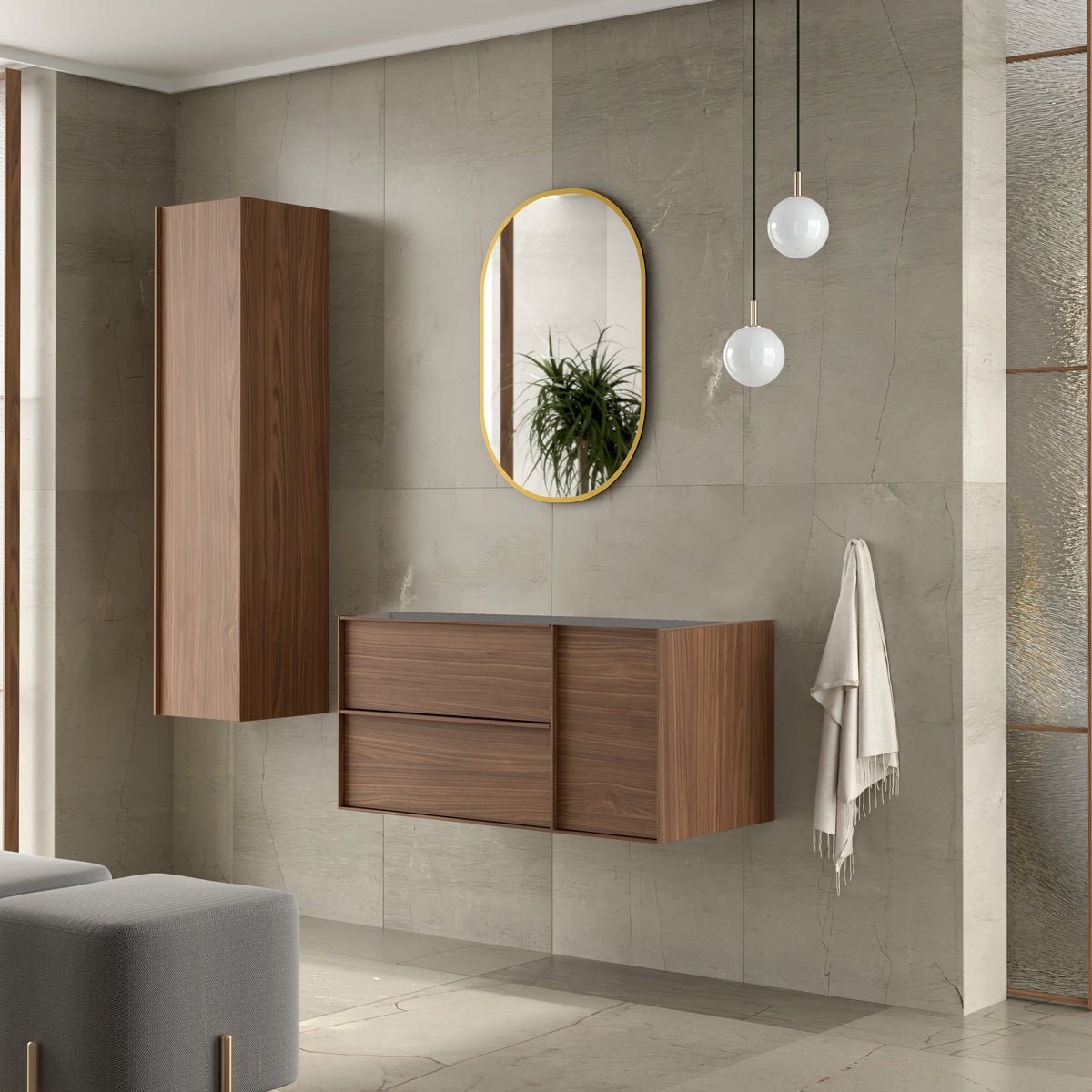 Kommode 100 cm Tenfors Norell Valnød