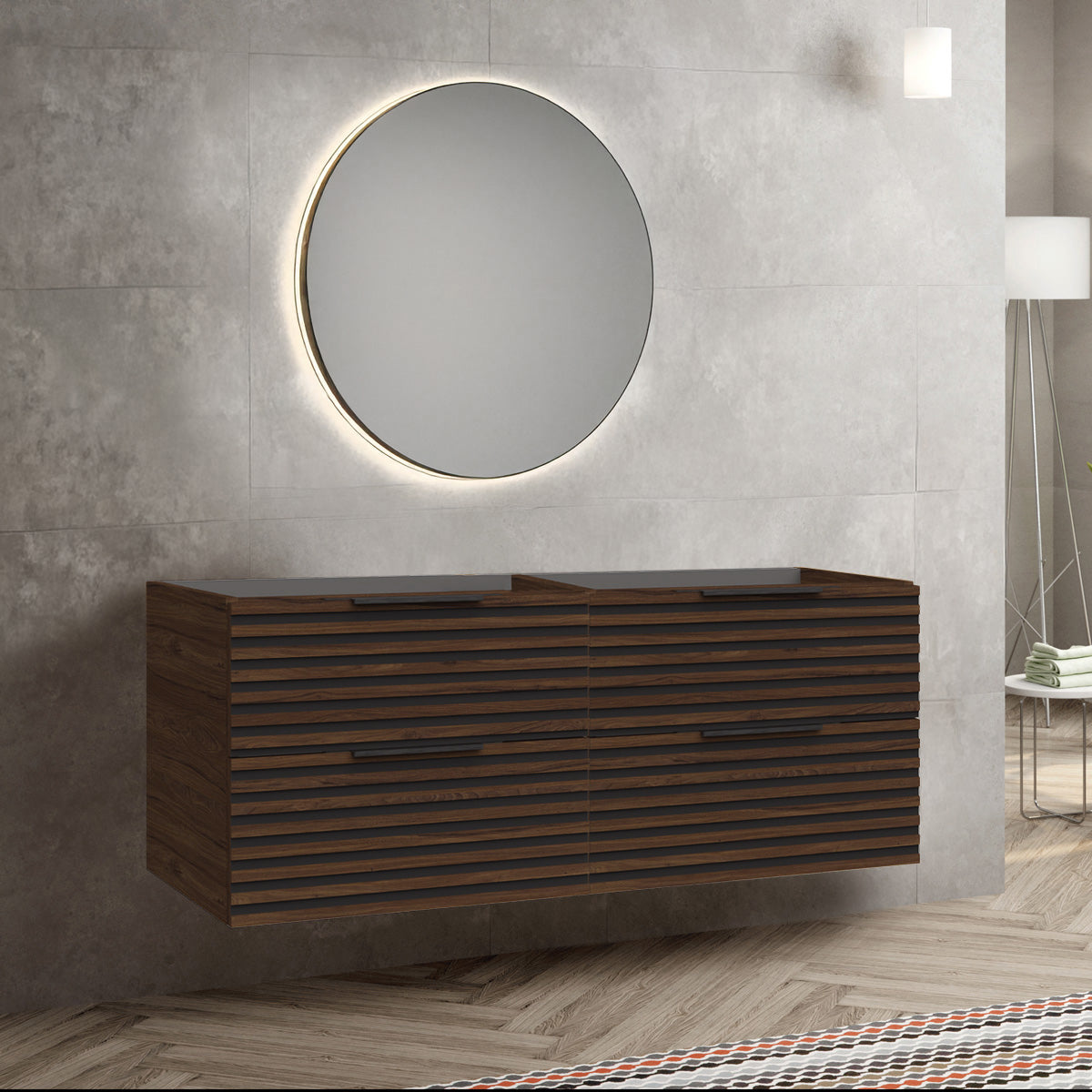 Kommode 120 cm Tenfors Stilja Valnød 4 skuffer