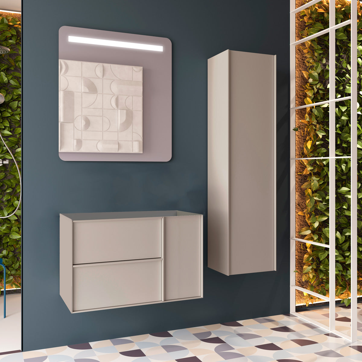 Kommode 80 cm Tenfors Norell Beige Mink