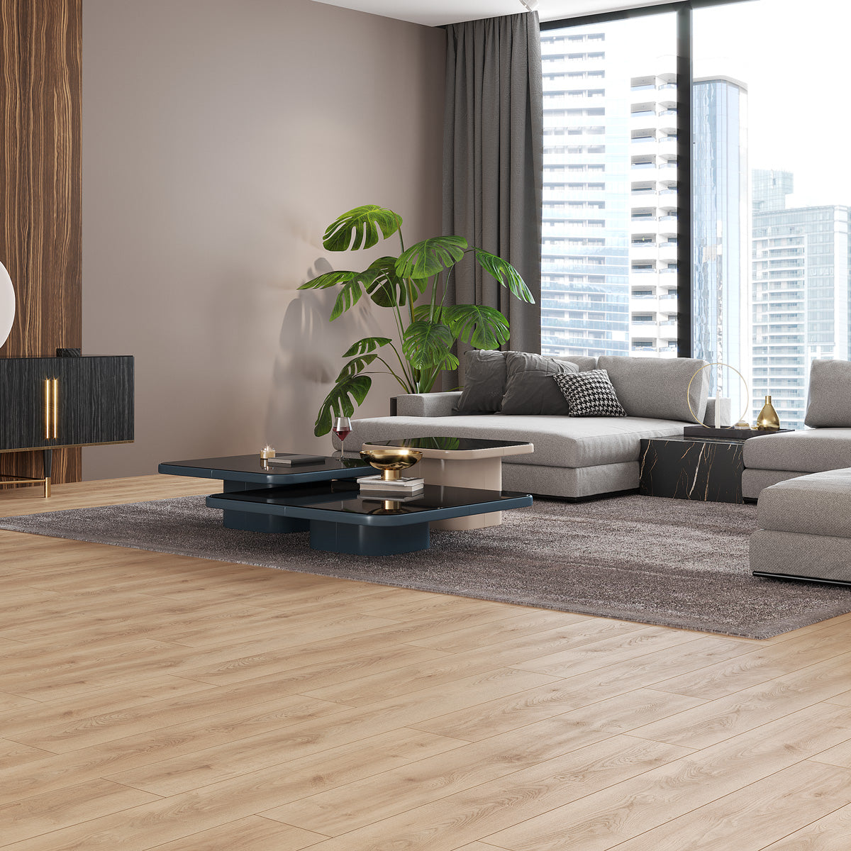Prøve Laminatgulv Oak Natur 8 mm, 1-stav