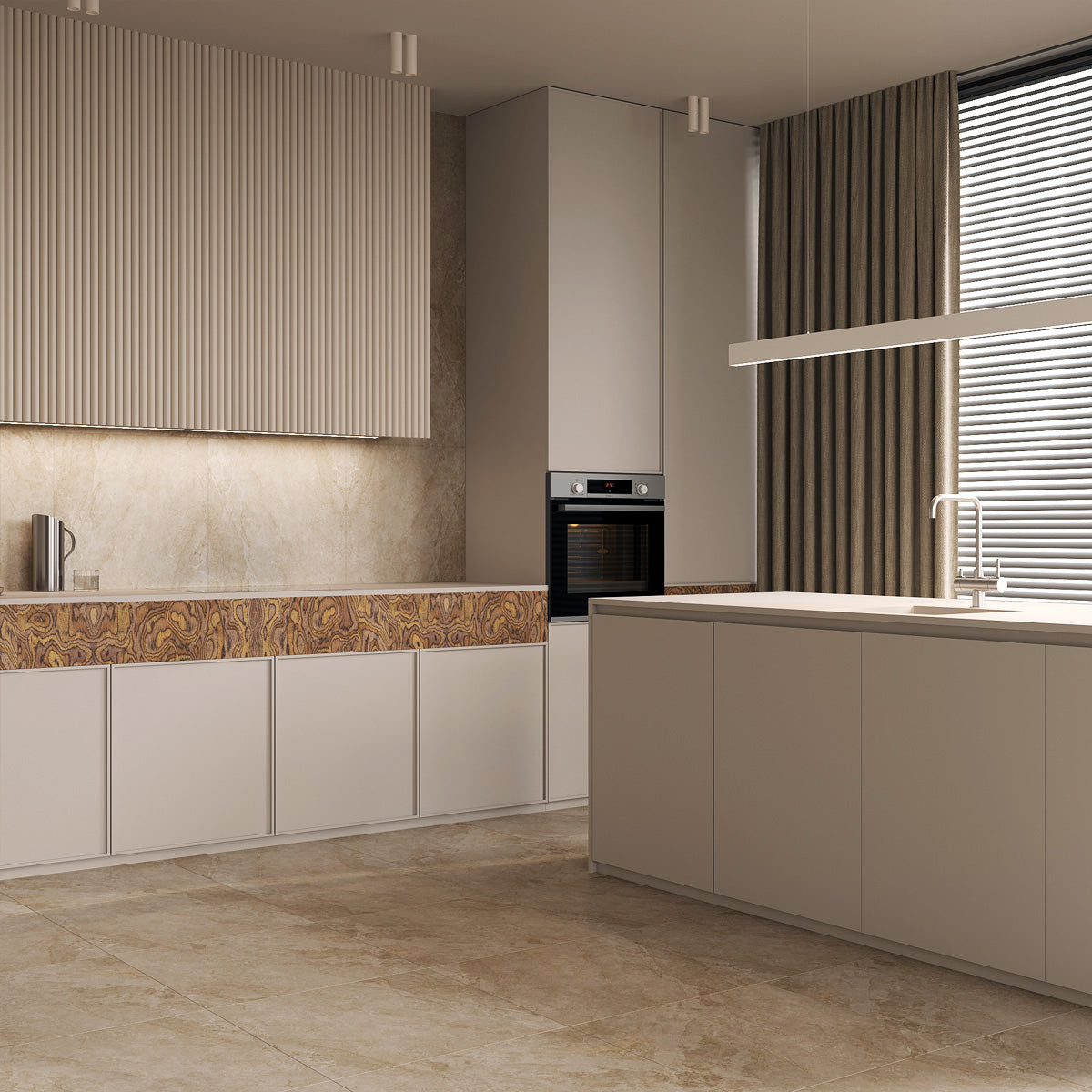 Klinker Marais Beige Marmor Mat 60x60