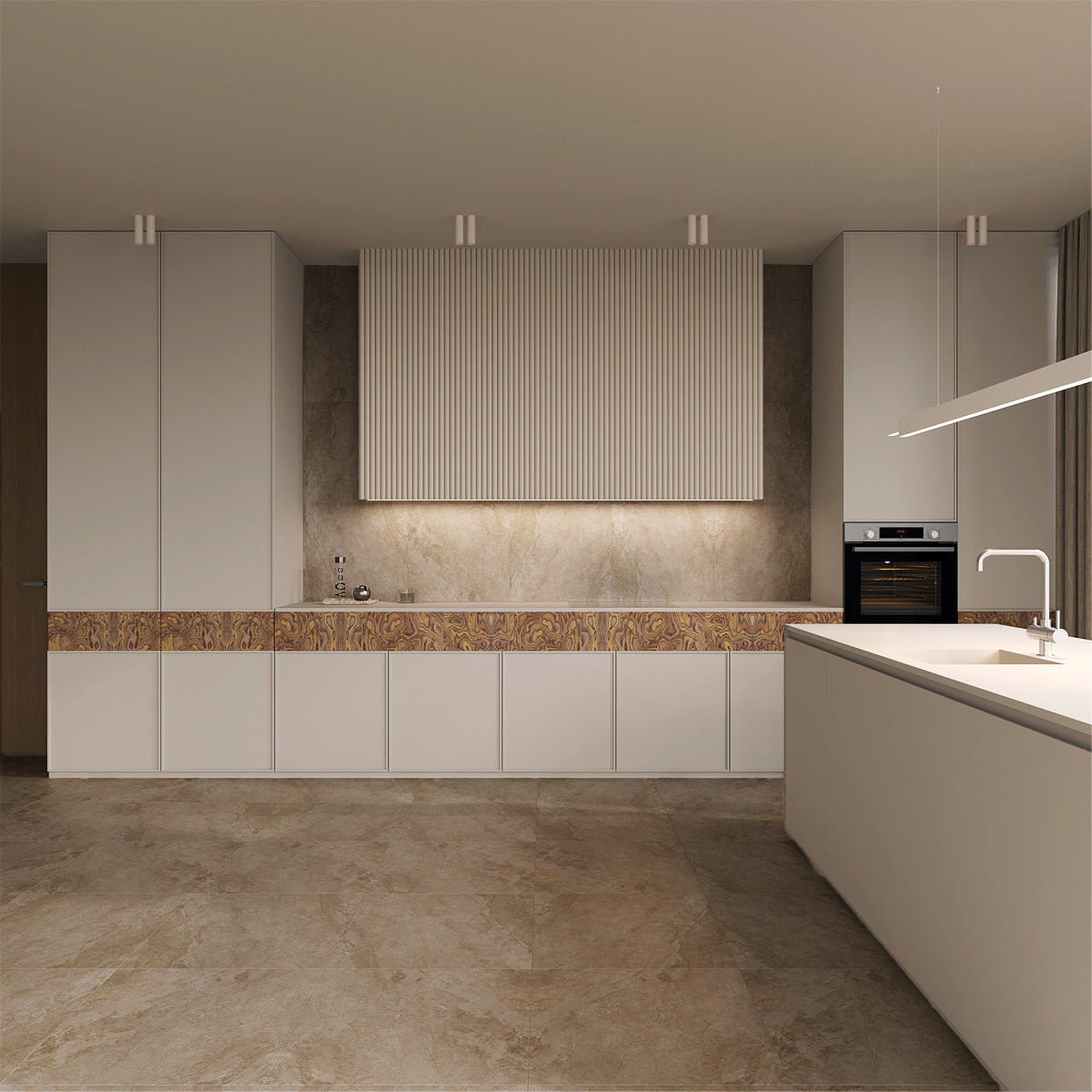 Klinker Marais Beige Marmor Mat 60x60