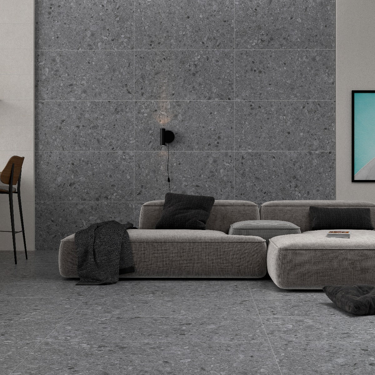 Klinker Flodsten Winter 90x90