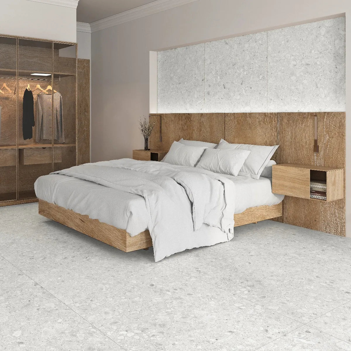 Klinker Flodsten Snow 60x60