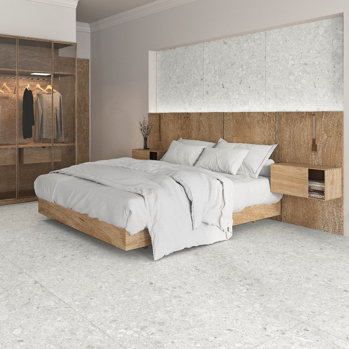 Klinker Flodsten Snow 30x60