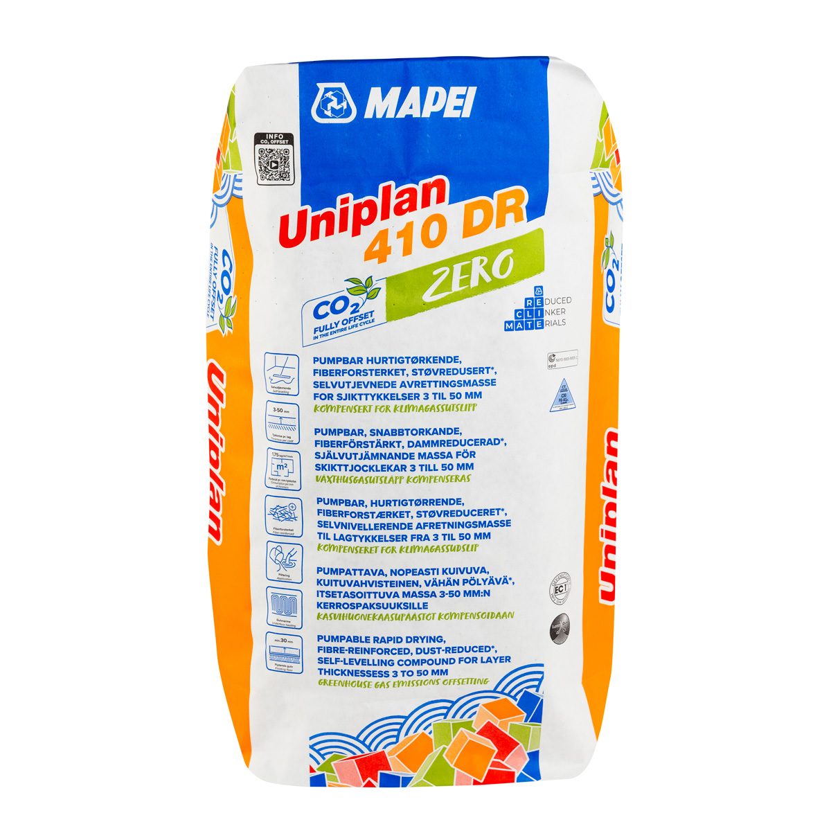 Selvnivellerende Spartelmasse Uniplan 410 DR Zero 20kg