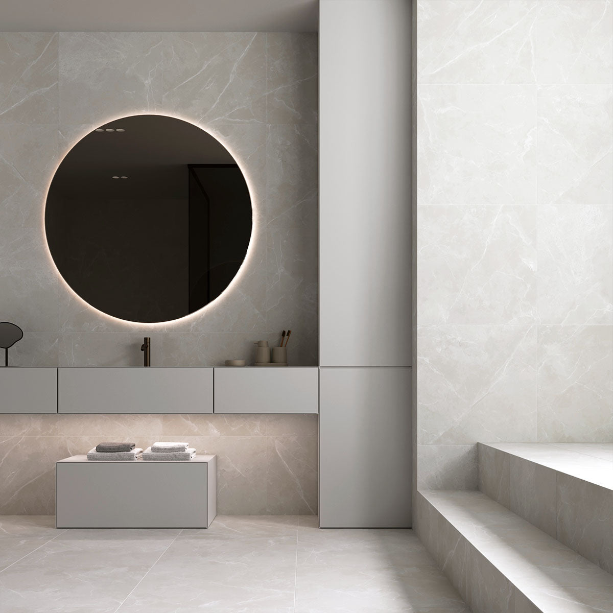 Klinker Pulpis Light Grey Marmor Mat 60x60