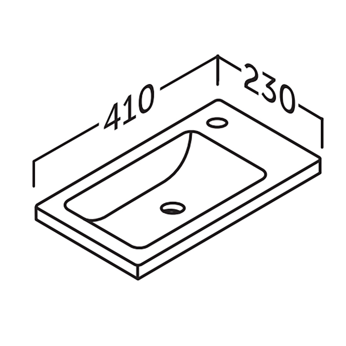 Badeværelsesmøbel Sæt Tenfors Stella 40 cm Hvid mat med spejl