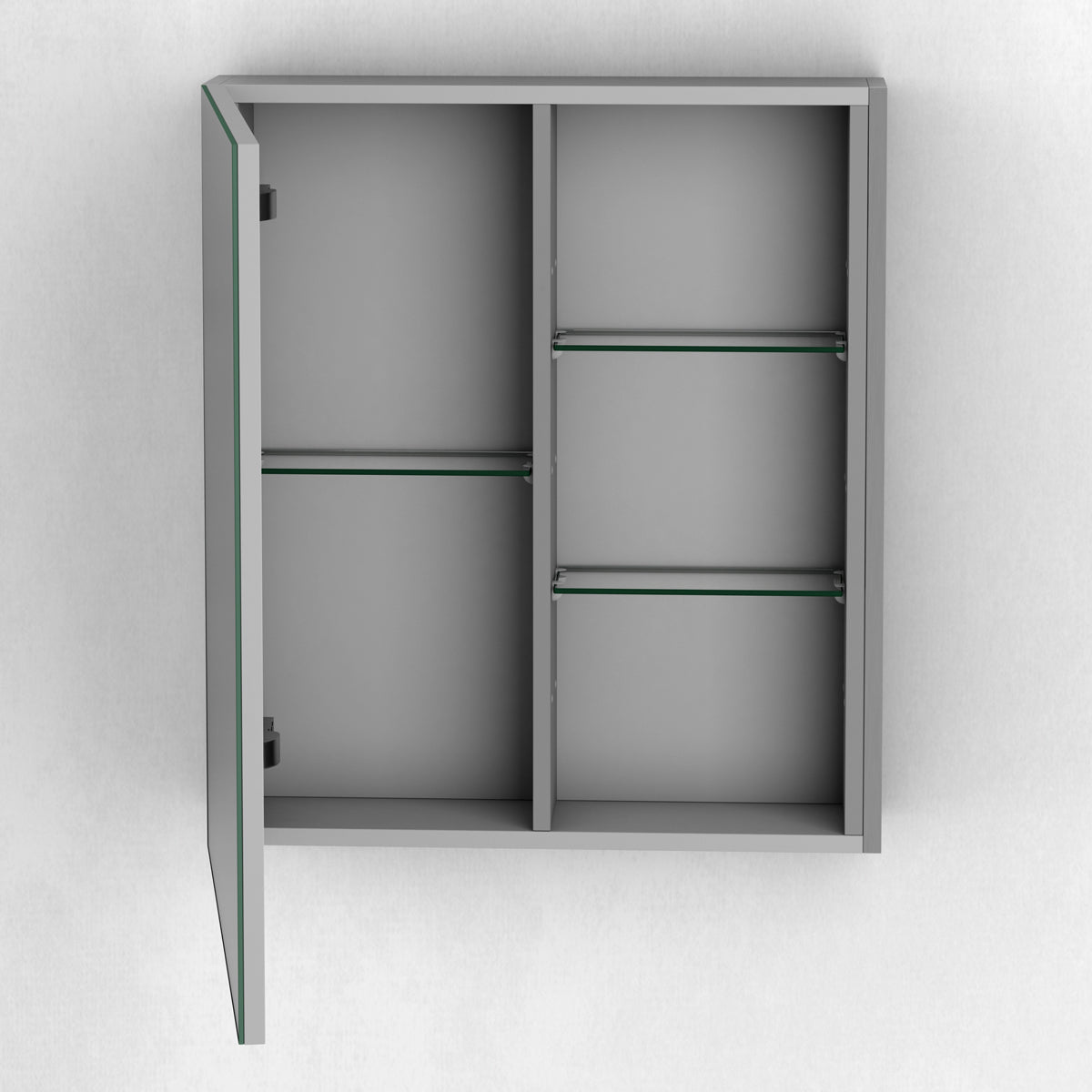 Spejlskap Badeværelse 60x70 cm Tenfors Ellen Grå Mat