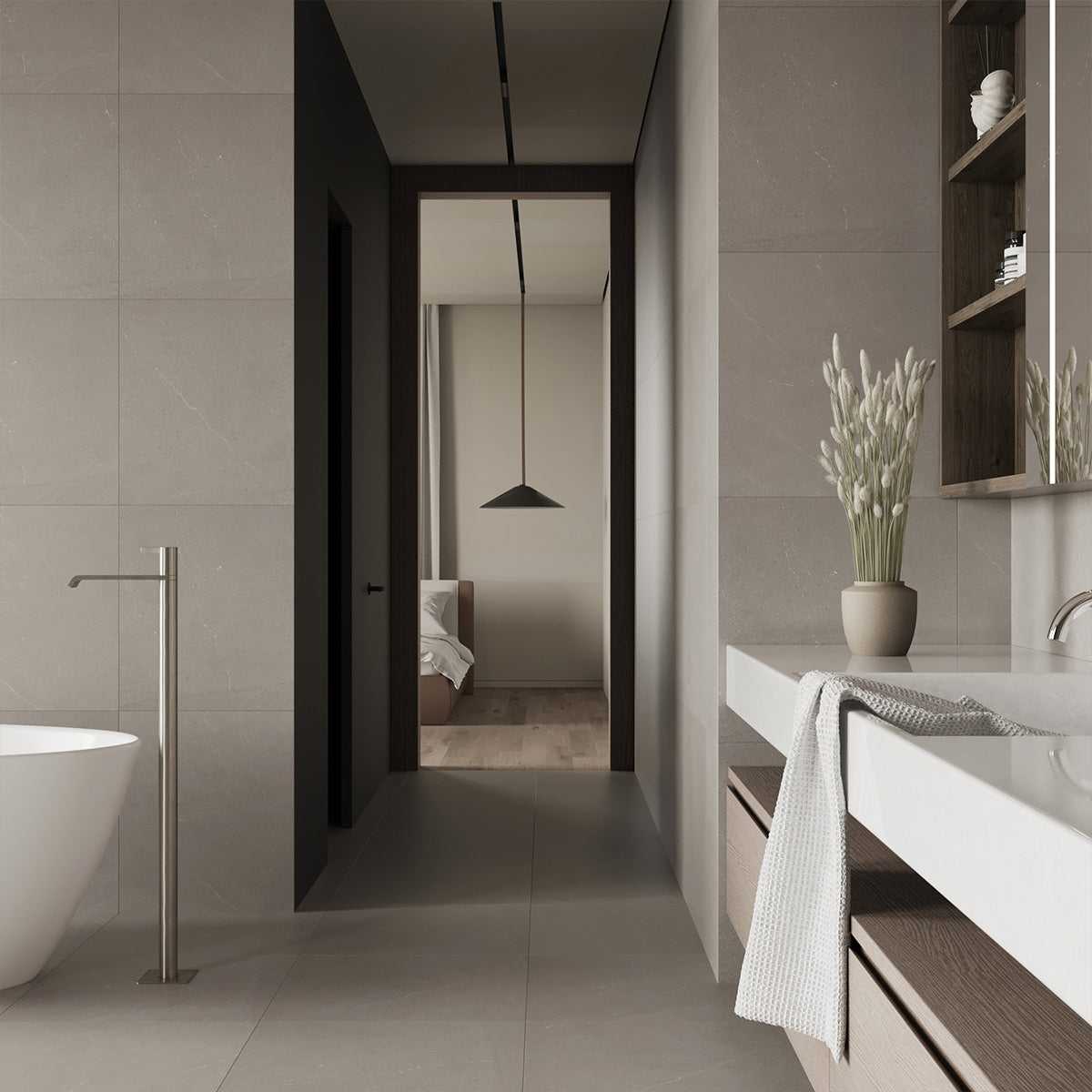 Klinker Bellevue Grey Marmor Mat 60x60