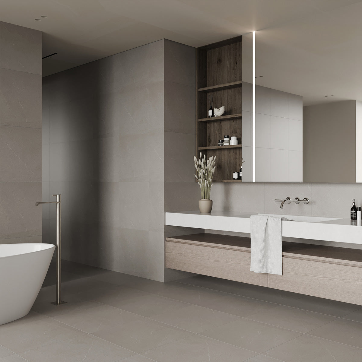 Klinker Bellevue Grey Marmor Mat 60x60