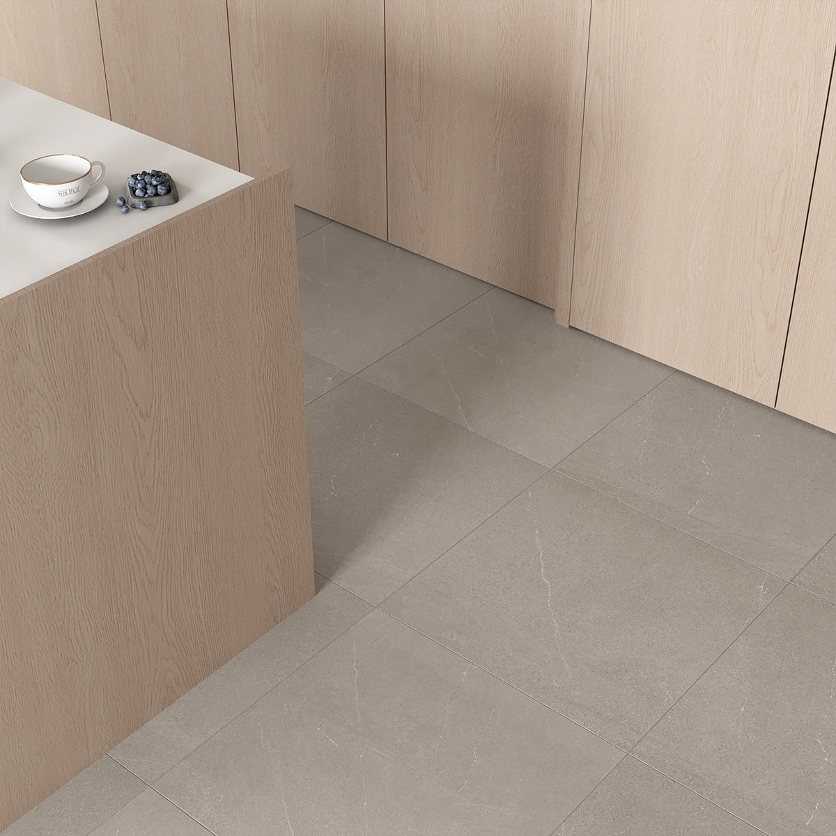 Klinker Bellevue Grey Marmor Mat 60x60