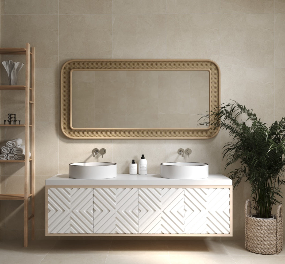 Klinker Bellevue Ivory Marmor Mat 60x60