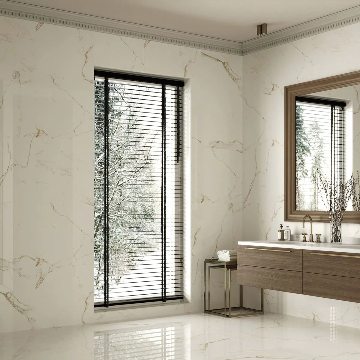 Klinker Carrara Gold Marmor Blank 60x60