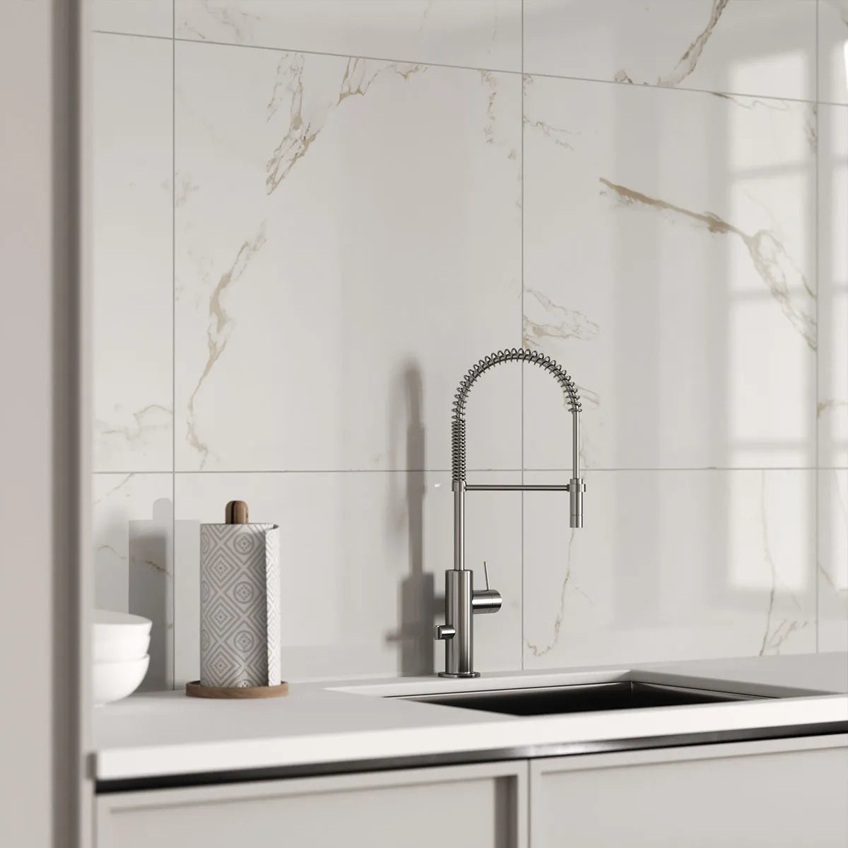 Klinker Carrara Gold Marmor Blank 60x60