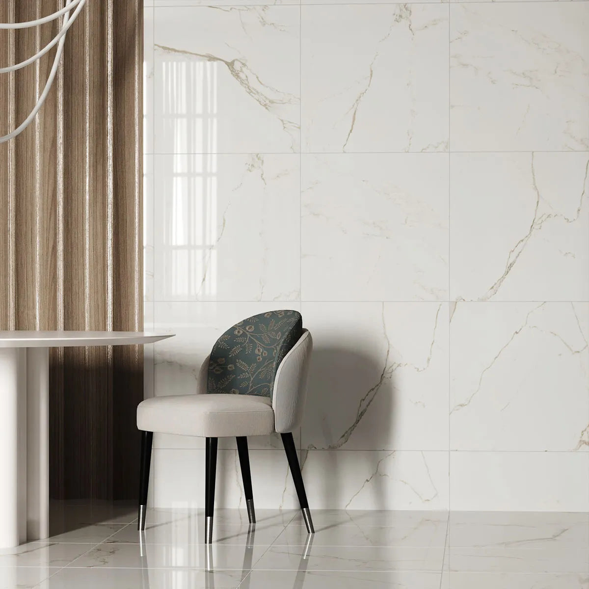 Klinker Carrara Gold Marmor Blank 60x60
