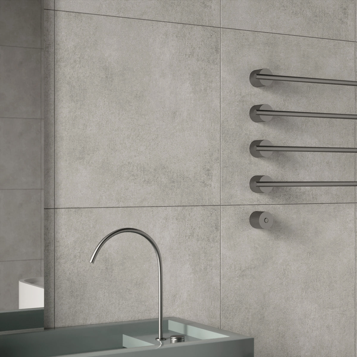 Klinker Concrete Light Grey Matt 60x60