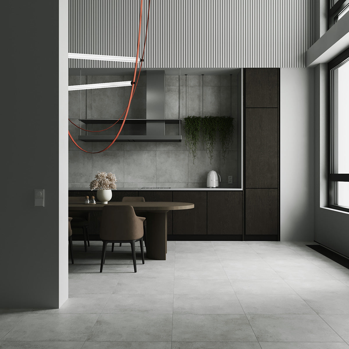 Klinker Concrete Light Grey Mat 60x60
