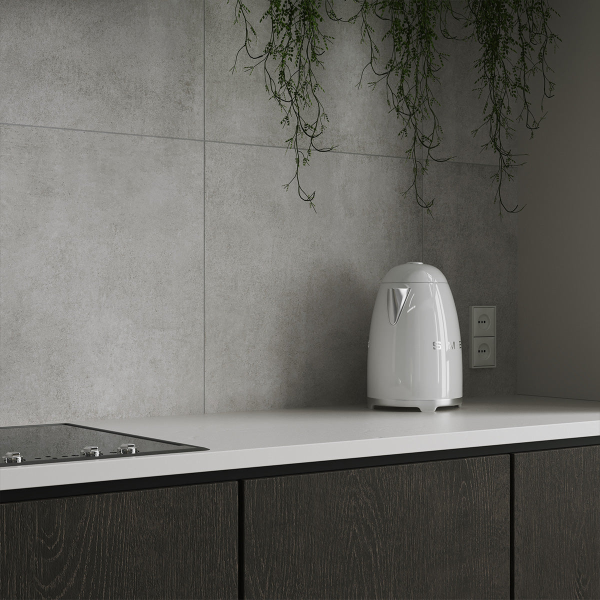 Klinker Concrete Light Grey Mat 60x60