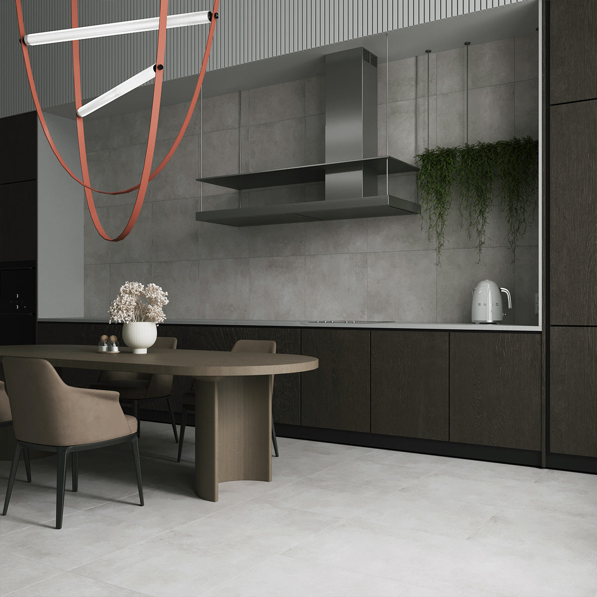 Klinker Concrete Light Grey Mat 60x60