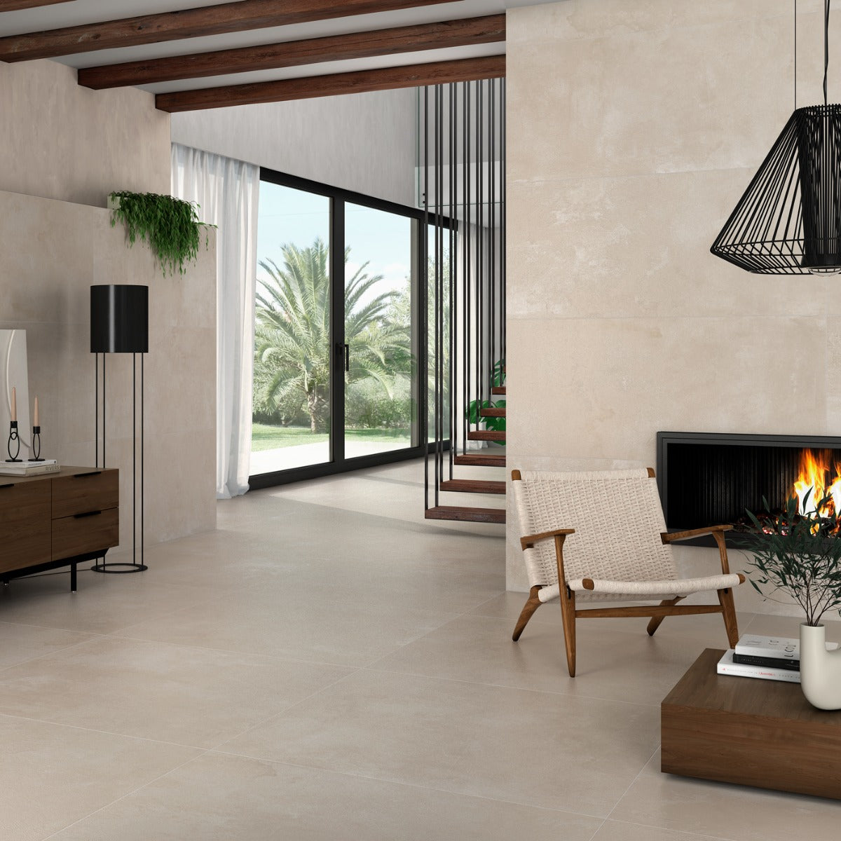 Klinker Elementi Beige Mat 120x120