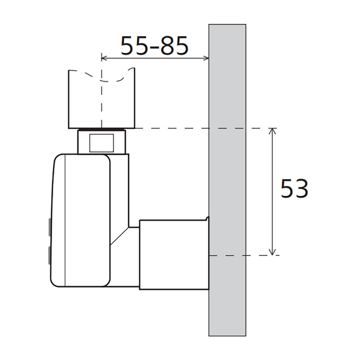 Elpatron til håndklædetørrer Hafa Heat Krom