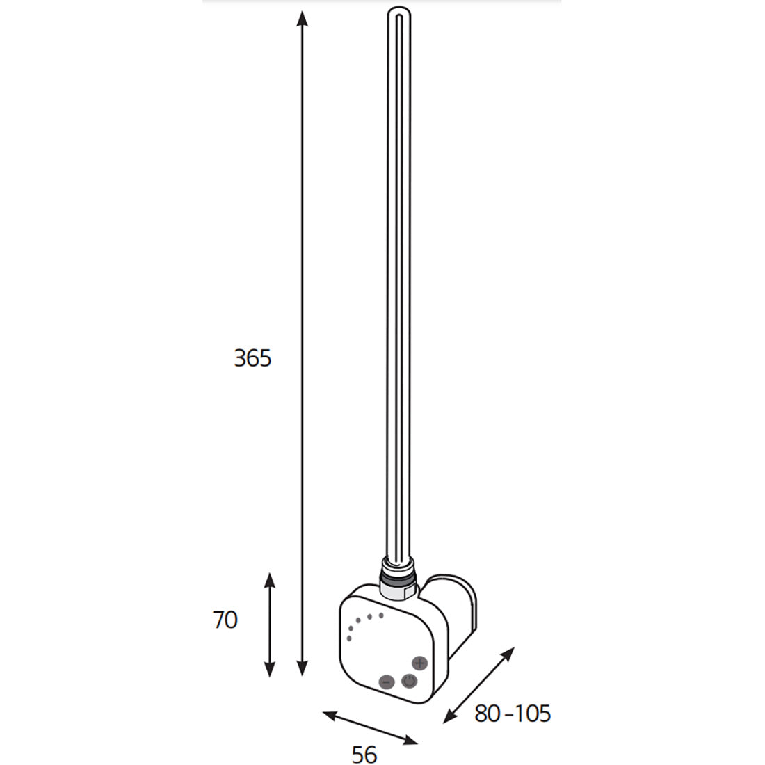 Ethulsventil Hafa Design til håndklædetørrer
