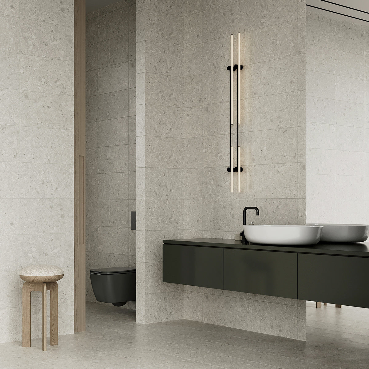 Klinker Flodsten Snow 30x60