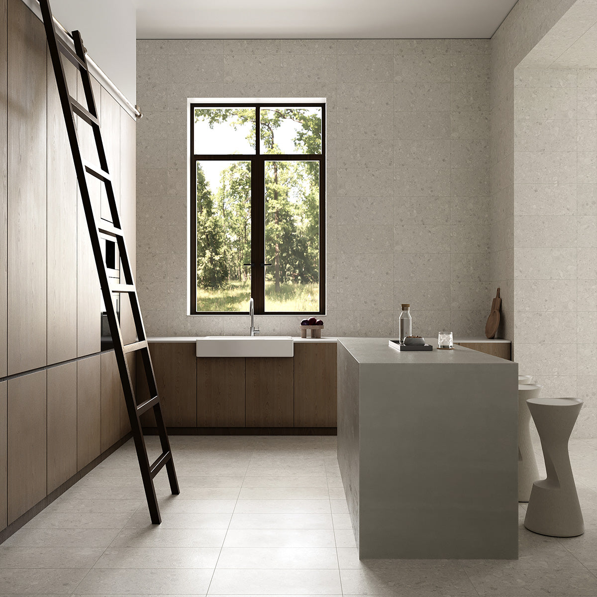 Klinker Flodsten Snow 30x60