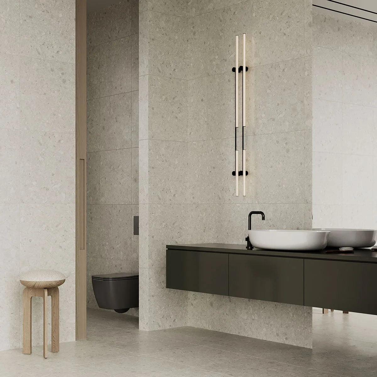 Klinker Flodsten Snow 60x60